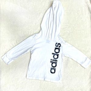 Adidas Toddler Long Sleeve Shirt Hoodie